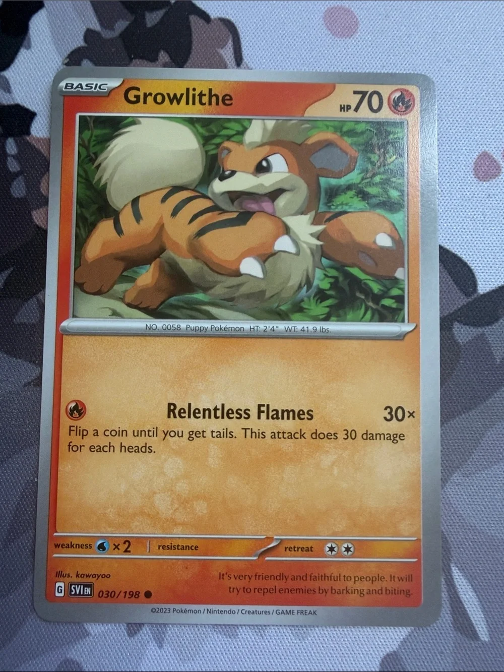 Growlithe Character Lot | 6 Pokémon Cards | ✨5/$25✨